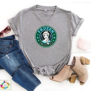NEW! Custom Made To Order! Elsa Frozen Coffee S-3X
